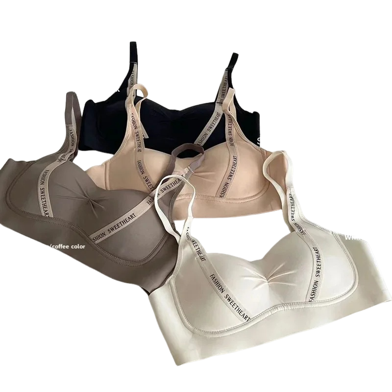 Soft Letter Pattern Bra Women' - Wirefree Bra Comfort review and price
