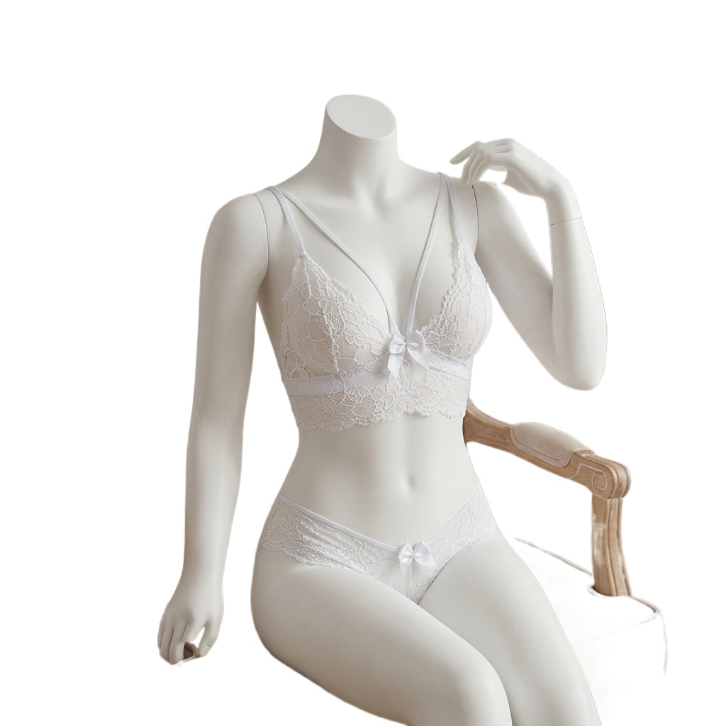 Floral Lace Two Piece Underwea - Lace Bralette Set review and price